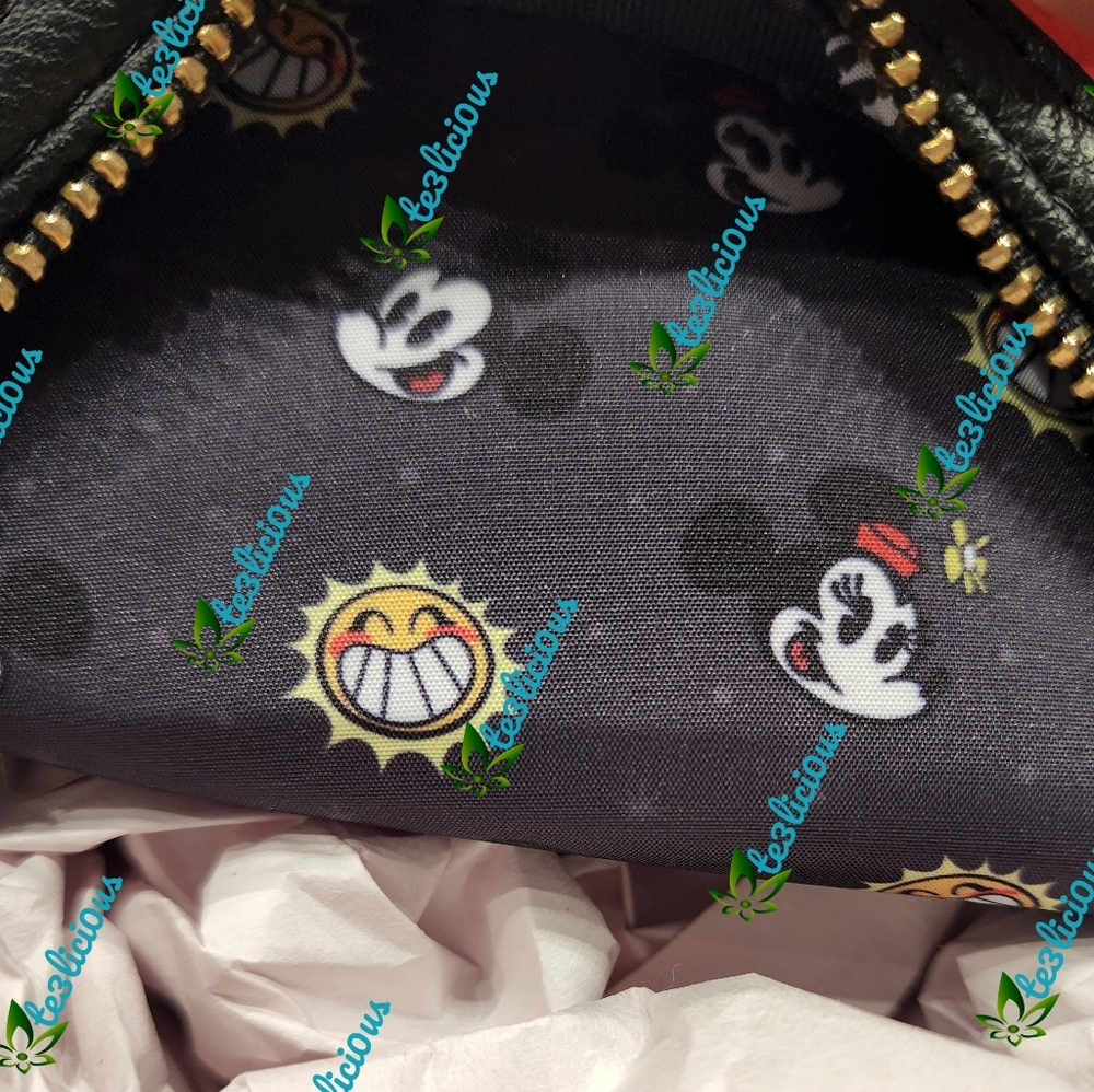 DISNEY PARKS LOUNGEFLY RETRO MINNIE MICKEY PLUTO BACKPACK - Picture 4 of 8